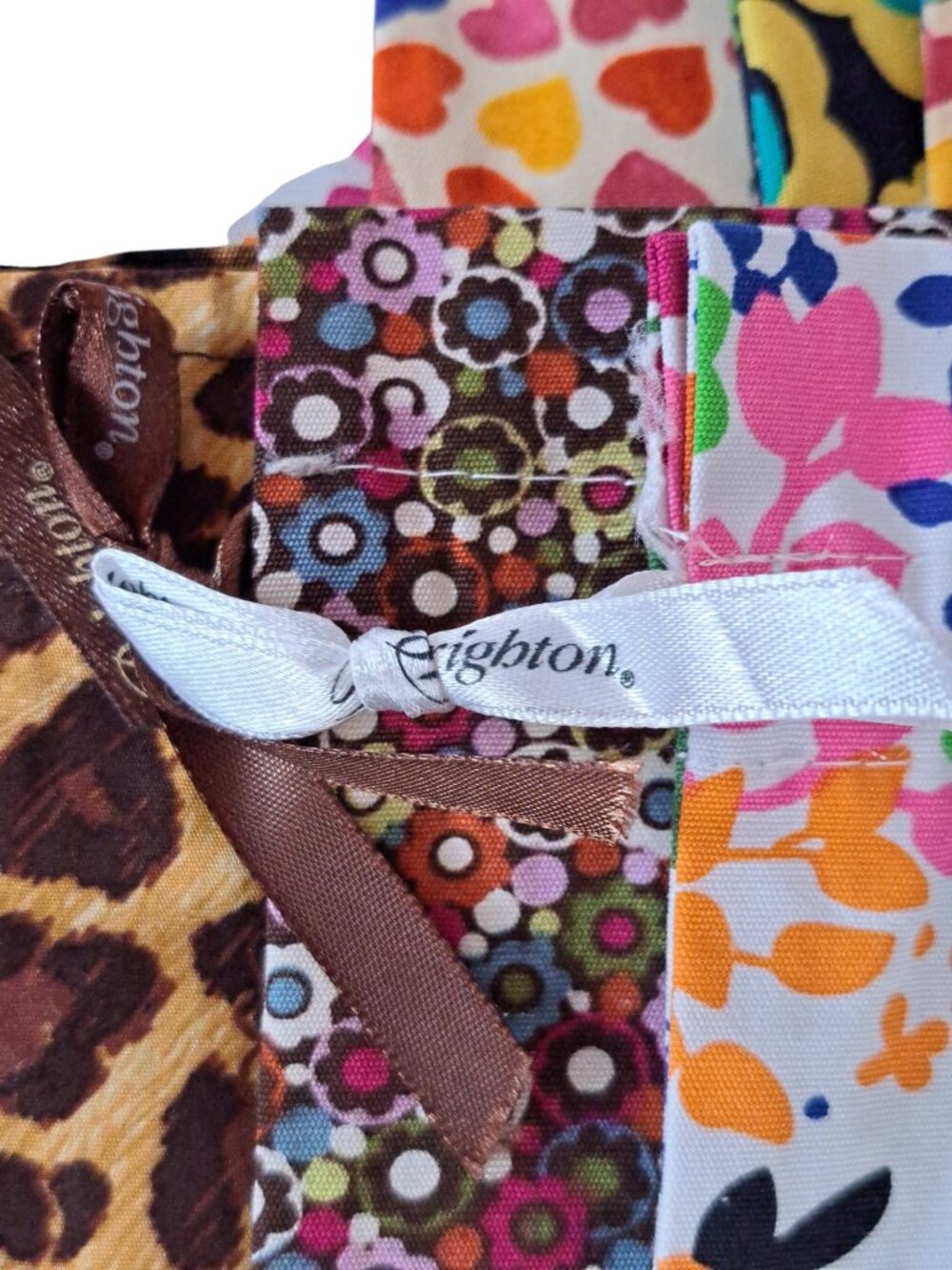Lot Of 20 Brighton Drawstring Jewelry Multi Color Fabric Dust Bags Small 6"x5" * - Picture 6 of 12